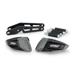 Frame sliders PUIG PRO 2.0 21982N black with grey rubber