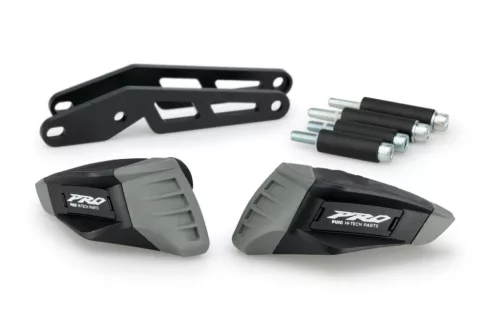 Frame sliders PUIG PRO 2.0 21982N black with grey rubber