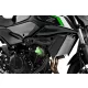 Frame sliders PUIG R19 22011N black with grey rubber