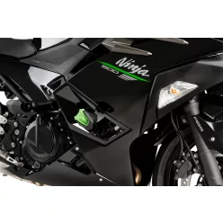 Frame sliders PUIG R19 22025N black with grey rubber