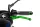 Maneta de ambreiaj fara adaptor PUIG 3.0 220VN lung green/black