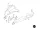 Spoiler motor PUIG 22441J matt negru stickers included