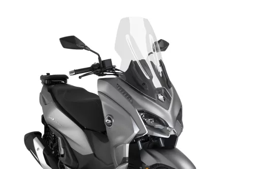 Parbriz PUIG V-TECH LINE TOURING 22852W transparent pentru QJMOTOR MTX 125 2024-2026