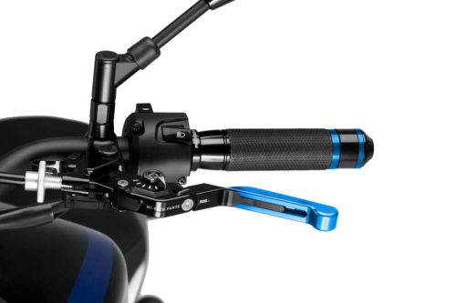 Clutch lever without adapter PUIG 3.0 24ANN extendable folding blue/black