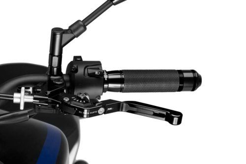 Clutch lever without adapter PUIG 3.0 24NNN extendable folding black/black