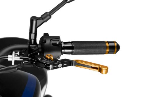 Clutch lever without adapter PUIG 3.0 24ONO extendable folding gold/gold