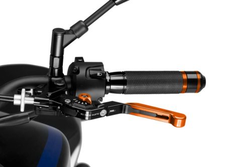 Clutch lever without adapter PUIG 3.0 24TNT extendable folding orange/orange
