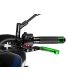 Clutch lever without adapter PUIG 3.0 24VNR extendable folding green/red