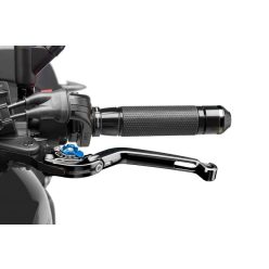   Clutch lever without adapter PUIG 260NA foldable negru/albastru