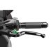 Clutch lever without adapter PUIG 260NV foldable negru/verde