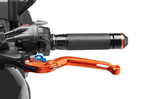 Clutch lever without adapter PUIG 260TA foldable portocaliu/albastru