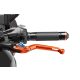 Clutch lever without adapter PUIG 260TA foldable portocaliu/albastru