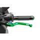 Clutch lever without adapter PUIG 260VA foldable green/blue