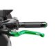 Clutch lever without adapter PUIG 260VP foldable green/silver
