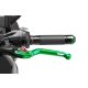 Clutch lever without adapter PUIG 260VR foldable green/red