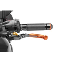   Clutch lever without adapter PUIG 29TNO extendable folding orange/gold