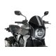 Windshield PUIG SEMI-FAIRING 3143N carbon look Negru