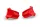 Spare rubber end protector PUIG R19 3148R Rosu