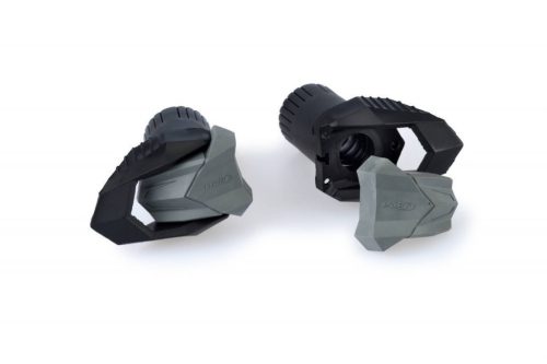 Frame sliders PUIG R19 3150N black with grey rubber