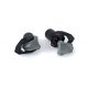 Frame sliders PUIG R19 3150N black with grey rubber