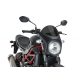 Windshield PUIG SEMI-FAIRING 3169F matt black dark smoke
