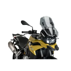 Parbriz PUIG RACING WITH SUPPORT + PROTECTION 3178H smoke