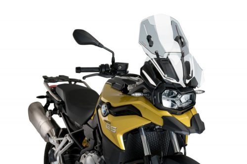 Windscreen PUIG RACING WITH SUPPORT + PROTECTION 3178W transparent