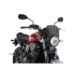 Windshield PUIG FRONTAL PLATE 3593N Negru