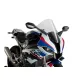 Parbriz PUIG RACING 3641W transparent pentru BMW S 1000 RR 2019-2025, BMW M 1000 RR 2021-2022