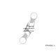 Yoke protector PUIG RADIKAL 3650U gri