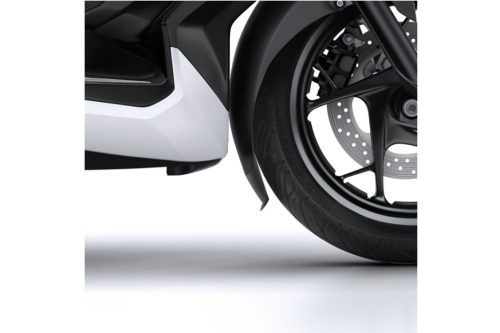 Front fender extension PUIG 3664N Negru