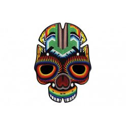 Tank pad PUIG SKULL I 3674R Rosu