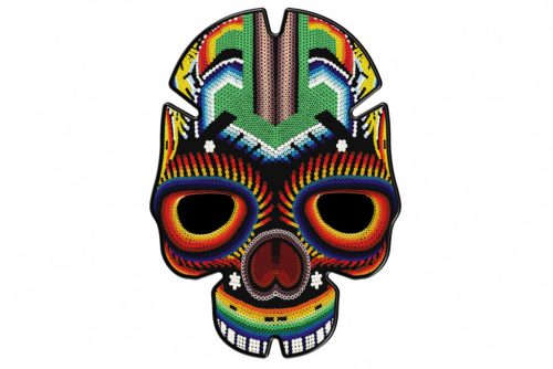 Tank pad PUIG SKULL I 3674R Rosu