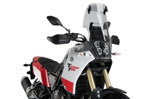 Windshield PUIG TOURING PLUS WITH VISOR 3728H smoke