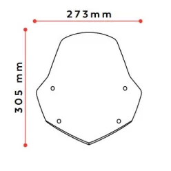 Parbriz PUIG NEW GEN. SPORT 3767N Negru