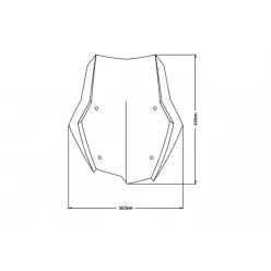 Parbriz PUIG TOURING 3769W transparent