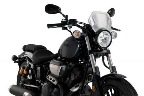 Windshield PUIG FRONTAL PLATE 3813P Argintiu aluminium