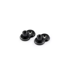   Adjustable footpegs relocation adaptors kit PUIG 3838N 20mm Negru