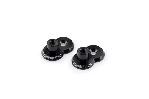 Adjustable Scarite relocation adaptors kit PUIG 3838N 20mm Negru