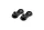 Adjustable Scarite relocation adaptors kit PUIG 3839N 40mm Negru