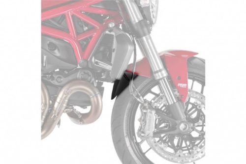 Front fender extension PUIG 3897N Negru