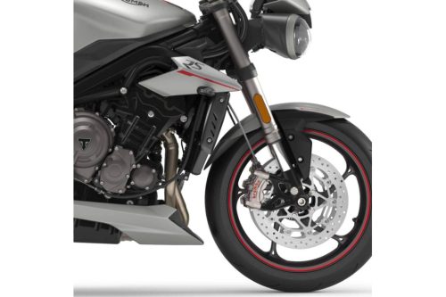 Front fender extension PUIG 3898N Negru