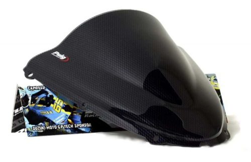 Windscreen PUIG RACING 4053C carbon look