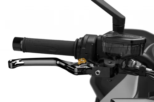 Maneta de frana fara adaptor PUIG 4.0 4120NO lung black/gold