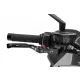 Maneta de frana fara adaptor PUIG 4.0 414NNR extendable folding negru/rosu