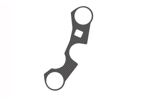 Protectie yoke PUIG X-TREME 4231C aspect carbon