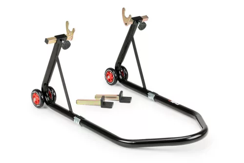 Rear stand PUIG 4322N Negru for twin swings arms