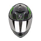 Casca Scorpion Exo-1400 Evo Ii Carbon Air Mirage Negru/Verde