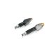 Turn signals PUIG PEAK 4493C carbon look short, homologated
