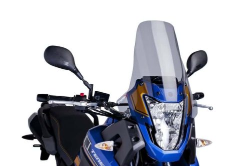 Windscreen PUIG TOURING 4636F dark smoke